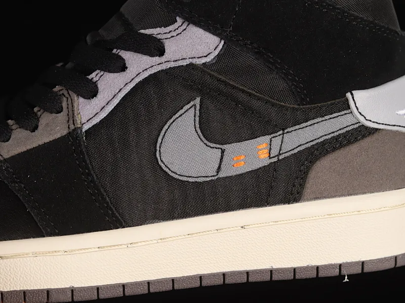 All categories Air Jordan Jordan series basketball shoes Air Jordan 1 Mid Air Jordan 1 Mid "Inside Out" AJ1 Joe 1 reverse black and gray China basketball shoes DM9652-001
